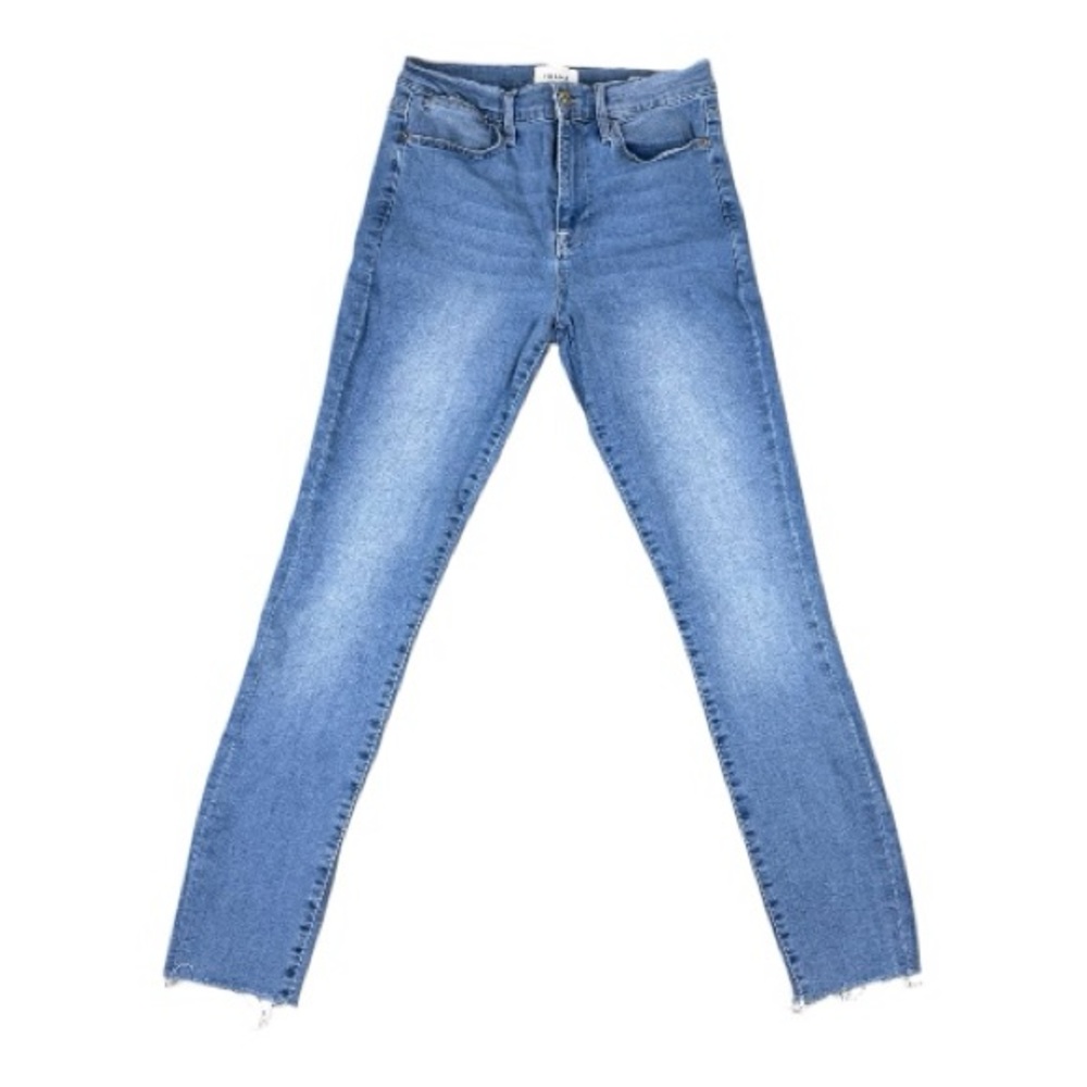 Frame Denim Le High Skinny Raw Edge Blue Jeans Women’s Size 29